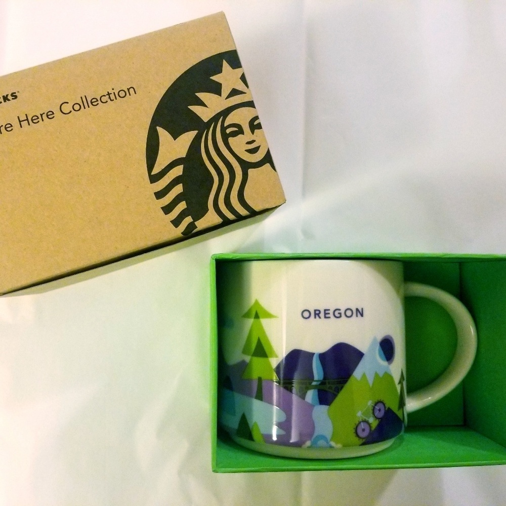 ❌SOLD❌Oregon State Starbucks YAH Collectors Mug V1